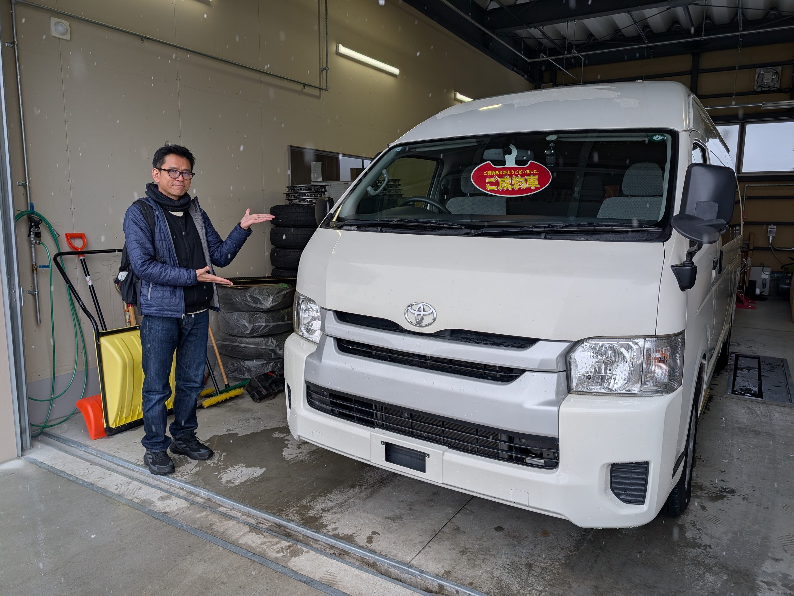 新しい送迎車両がきます🚙！